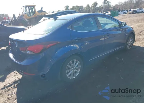 2015 Hyundai Elantra Se z USA, uszkodzony, nr VIN 5NPDH4AE9FH582476